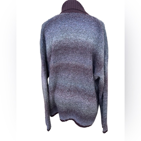 Woolrich Women's Burgundy and Gray Open Cardigan size XL - Picture 2 of 13